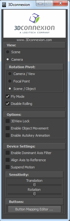 I don't get this menu when I press the Panel button.