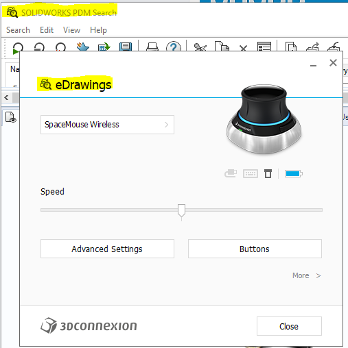 Preferences while in SW PDM