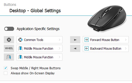 My mouse settings