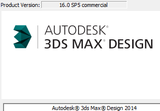 3ds Max Design Build Number