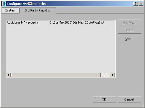 3rd party plugins tab