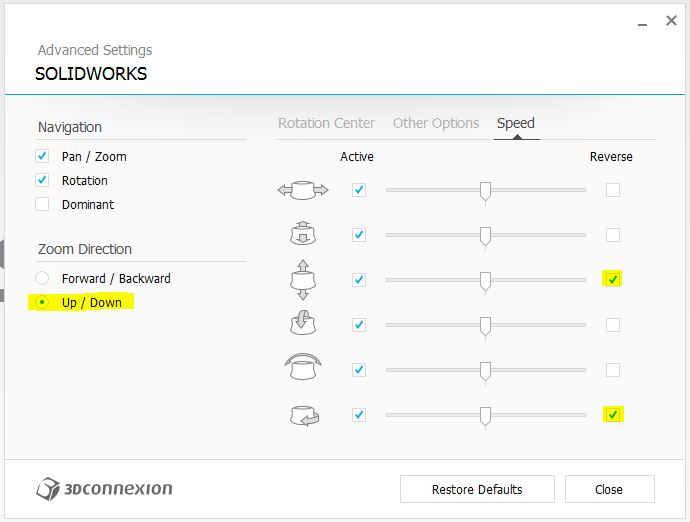 Advanced settings