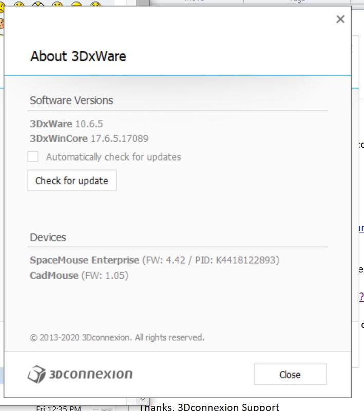 3D Connexion Driver versions.jpg